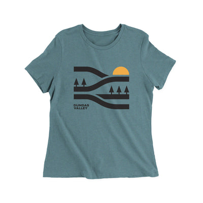 Women's Relaxed  Linescape Sunset Tee