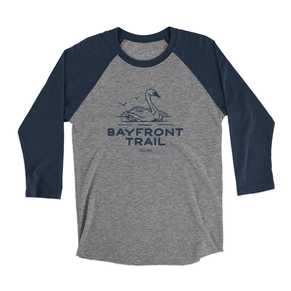 Unisex Bayfront Trail 3/4 Raglan
