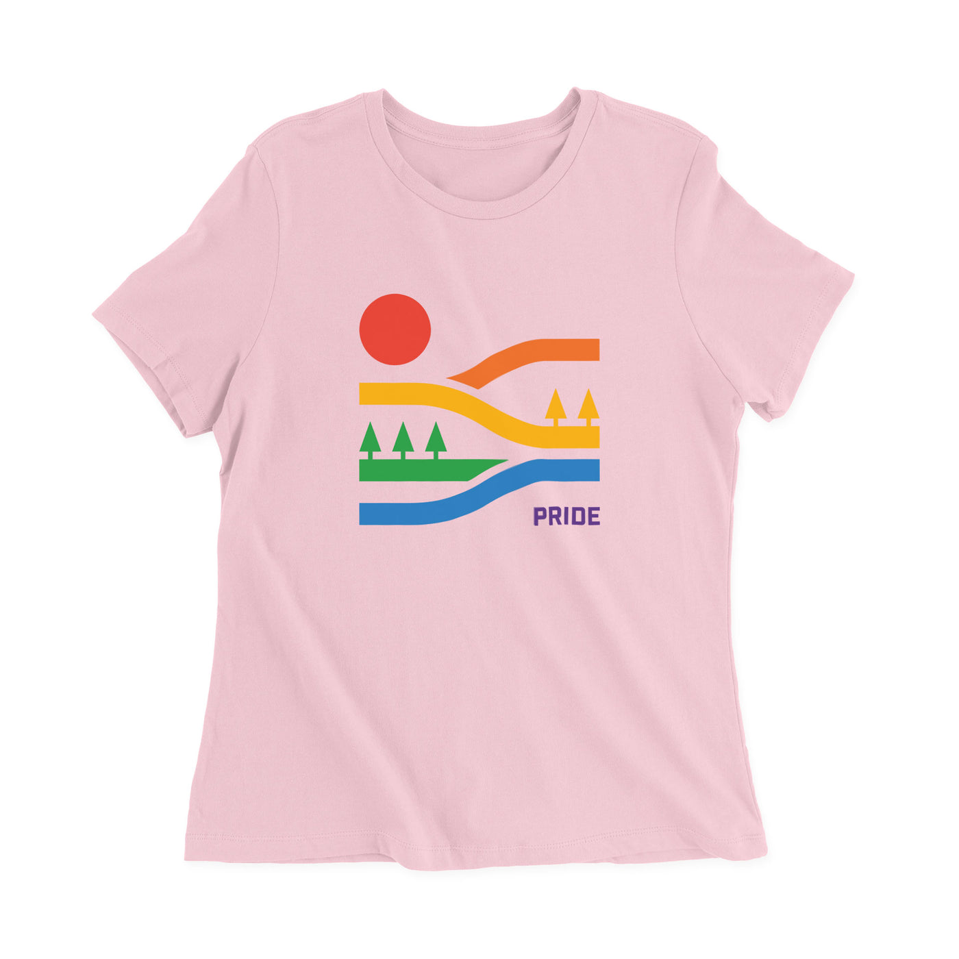Women's Pride Relaxed Fit Tee - Pink (Medium)