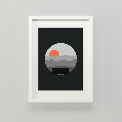 Dundas Landscapes 4x6 Postcard Series 1 - Greyscale