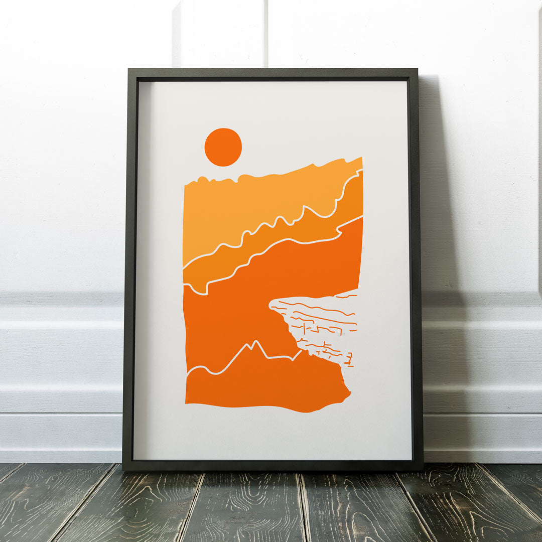 Dundas Peak 12x16" Screen Print