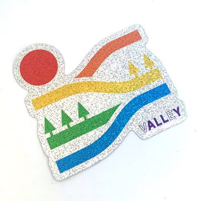 Pride/Ally Holographic Glitter Stickers 2-Pack